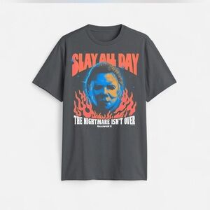 Halloween II, Men's Graphic Tee with Short Sleeves, Slay All Day